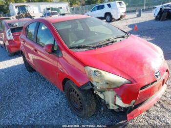  Salvage Toyota Prius c