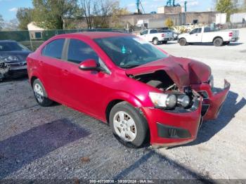  Salvage Chevrolet Sonic