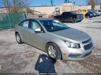  Salvage Chevrolet Cruze