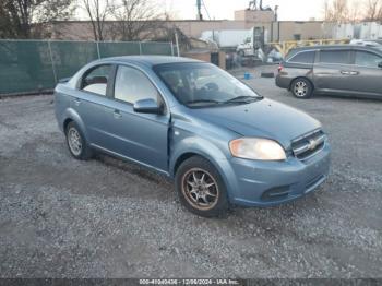  Salvage Chevrolet Aveo