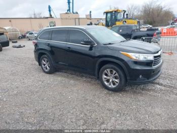  Salvage Toyota Highlander