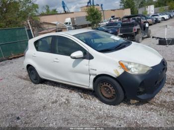  Salvage Toyota Prius c