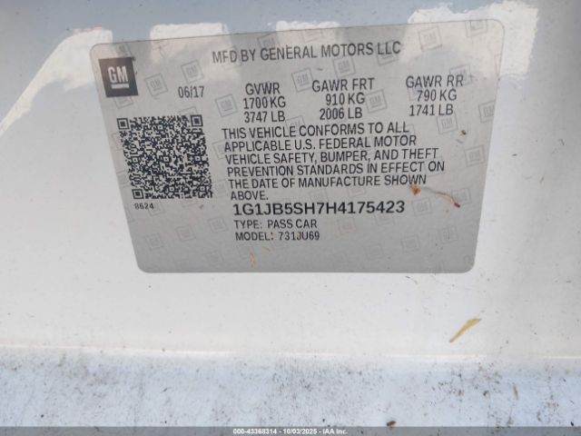 Chevrolet Sonic Ls Auto Image 10