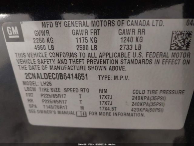 Chevrolet Equinox 1lt Image 9