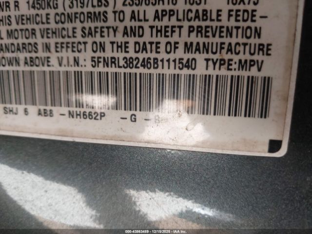 Honda Odyssey Lx Image 11