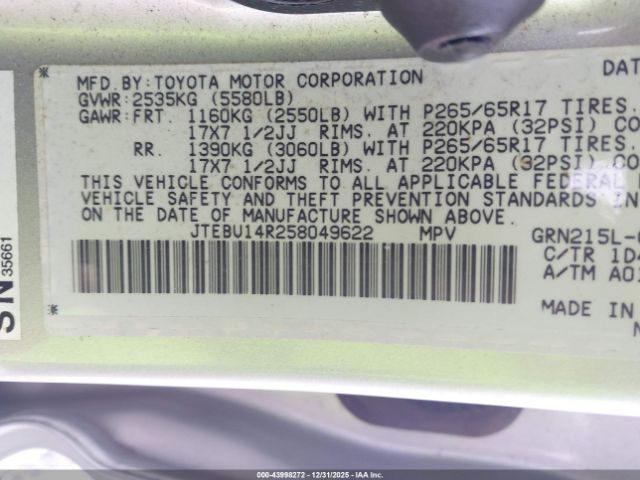 Toyota 4Runner Sr5 Sport V6 Image 15